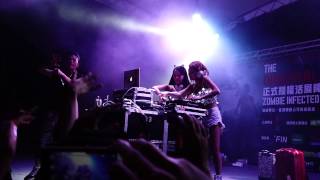 DJAlyshia and DJMira run for your lives in taiwan 1 2014 [upl. by Topper592]