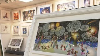 100歳になる今も精力的に制作を続けている影絵作家・藤城清治さんの版画展 テーマは「生きるよろこび」【岡山】 [upl. by Eseneg]