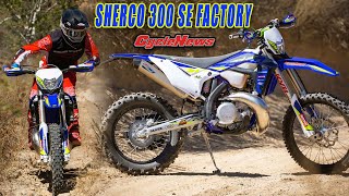 2023 Sherco 300 SE Factory First Ride  Cycle News [upl. by Assila]