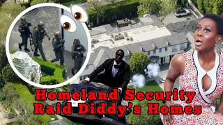 US HOMELAND SECURITY RAIDS SEAN DIDDY COMBS PROPERTIES IN LOS ANGELES amp MIAMI OH WOW 👀 [upl. by Elinnet]