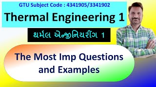 Thermal Engg 1  Most Imp Questions  GTU Diploma Mech Sem 4 [upl. by Ardnasirk]