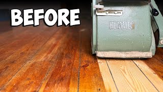 Restoring 100 Year Old Floorboards Is it WORTH IT [upl. by Vine739]