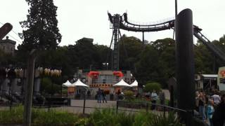 Oblivion Alton Towers Hole Dive and bank roll HD [upl. by Neau255]