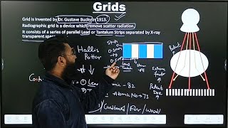 Grids  Grid Ratio  In Hindi  Anti Scatter Grid  Part1  Radiology [upl. by Yenittirb]