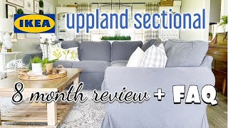 IKEA UPPLAND SECTIONAL REVIEW  FAQ [upl. by Tremml271]