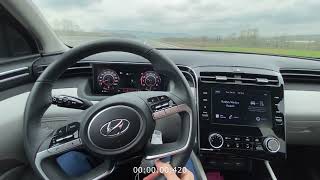 HYUNDAI TUCSON 16 TGDI 180 HP 2022 0100 0200 acceleration and top speed [upl. by Callan]