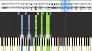 The Scientist  Coldplay Piano Accompaniment  Tutorial [upl. by Erik494]