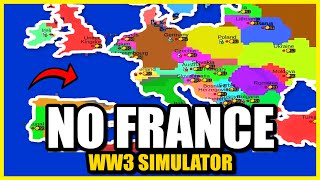 WW3 but France does not exist World War Simulator [upl. by Nail257]