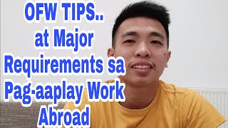 OFW TIPSat Major Requirements sa Pag aaplay work ABROAD [upl. by Tnomal]