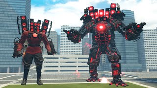 NEW ASTRO MECHA SPEAKERMAN TITAN VS SKIBIDI TOILET BOSSES in Garrys Mod [upl. by Chrystal]