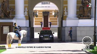 Sans frontières  Moscou  La nouvelle voiture de Vladimir Poutine [upl. by Yonina36]