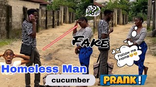 HOMELESS CUCUMBER PRANK ON MY NEW NEIGHBOR GONE INSANE😂😂 PT3 [upl. by Taffy]