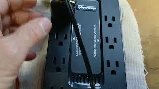 Cyberpower UPS 450 VA External Battery BackUPS System [upl. by Odell]