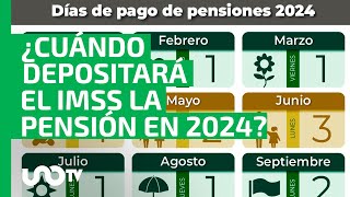 ¿Cómo quedó el calendario de pagos para la pensión del IMSS 2024 [upl. by Samid]