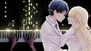 Kirameki Acoustic  Wacci  Your Lie in April ED piano [upl. by Enytsirk]