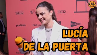 Lucía de la Puerta A dia de hoy me quedaría con la música pero también creando contenido [upl. by Annice]