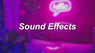 SOUND EFFECTS YOU NEED FOR YOUR EDIT AUDIOS [upl. by Nidnerb131]