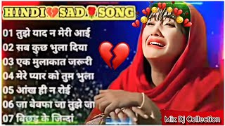 Hindi Sad Songs 💔🥀😭  तुझे याद न मेरी आई 🥹💔  Hindi Dard Bhare Gane 🥹🥀  Rohit fof Music 🎼। [upl. by Asilak674]