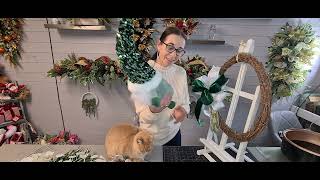 How to make an Artificial Gonk Wreath Tutorial [upl. by Stella300]