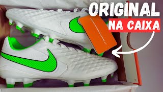 COMO COMPRAR CHUTEIRA PROFISSIONAL BOA E BARATA CHUTEIRA NIKE TIEMPO LEGEND 8 PRO DICAS LOJA PREÇO [upl. by Jude]