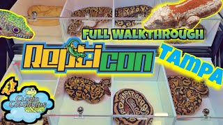 Repticon Tampa 2024 Huge Reptileshow Walkthrough [upl. by Ahlgren]