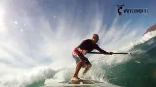 SUP Lanzarote  WATERMAN  Kite  SUP  Surf School Famara [upl. by Ahsienahs]