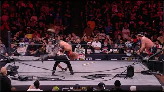 Adam Page does the Buckshot Lariat off the Ref [upl. by Sacks]