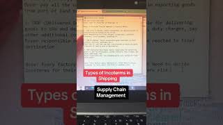 Types of Incoterms In Shipping Explained  Global Sourcing Methods  China Sourcing  Amazon FBA [upl. by Cornelle]
