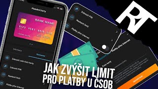 Jak nastavit limity v ČSOB  Jak zvýšit limit pro internetové platby ČSOB  ČSOB Smart [upl. by Leyla375]