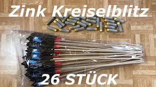 Zink Kreiselblitz Raketen  26 STÜCK  MASSENSTART  10000 Abo Special [upl. by Trev7]