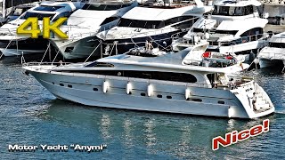 Motor Yacht “Anymi” docking [upl. by Eizdnil]