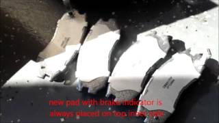 How to replace front brake pads Chrysler Sebring √ Fix it Angel [upl. by Holihs]