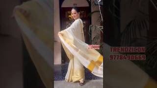 Fire embroidery cotton saree sarees cottonsaree cottonsareescollection embroidery shorts [upl. by Grantland]