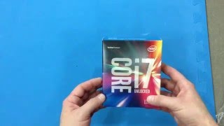 Intel i7 6700k LGA 1151 skylake processor Unboxing BX80662I76700K [upl. by Mildrid]