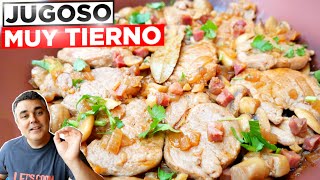 Receta ECONÓMICA de CERDO Jugoso en 10 Minutos SIN Horno y Facilísimo  Delicioso y Súper Tierno [upl. by Notirb]