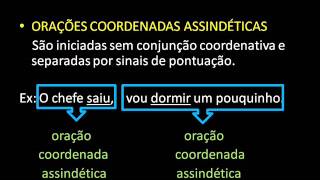 Período Composto por Coordenação e Subordinação [upl. by Ativel]