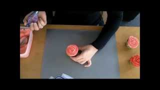 How to make buttercream rose cupcakes A Topps Tasty Treat tutorial [upl. by Kcirreg]