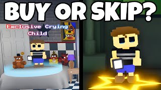 Is The NEW Crying Child Tower WORTH IT  Roblox Five Nights TD FNTD [upl. by Ettenay879]