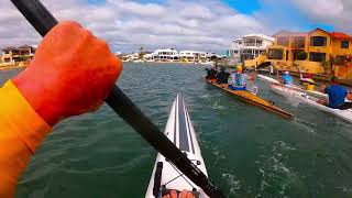 Mandurah Canals Canoe Marathon race Dec 2020 Carbonology Zest SS2 [upl. by Ayokal662]