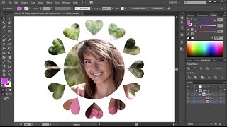 How to Fill One or Multiple Shapes with a Photo in Adobe Illustrator [upl. by Aehr]