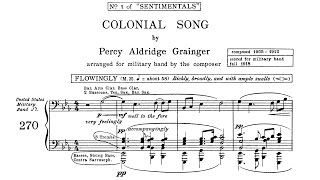 Percy Grainger  Colonial Song 19121918 [upl. by Sihun]