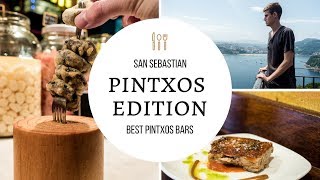 Best Pintxos In San Sebastian  Spain Travel Guide [upl. by Maidel]