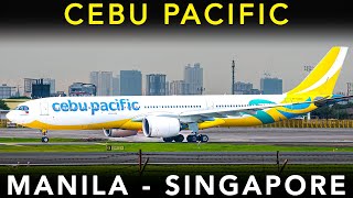 CEBU PACIFICs massive 459 SEAT Airbus A330900neo  Manila to Singapore  TRIP REPORT [upl. by Giarla]