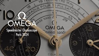 First Look at the Omega Speedmaster Chronoscope Paris 2024 [upl. by Turnheim]