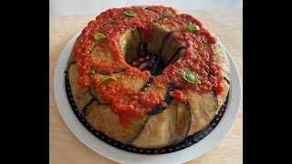 TIMBALLO DI MELANZANE CON LA PASTA  RICETTA FACILE E CREATIVA [upl. by Lertnom350]