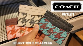 NEW HOUNDSTOOTH COLLECTION  COACH OUTLET  COME WITH ME [upl. by Pulling268]