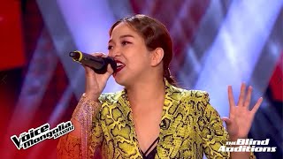 MandukhaiN  quot100quot  Blind Audition  The Voice of Mongolia S2 [upl. by Kacey293]