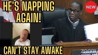 Judge Simpson Man Cant Stay Awake In Court [upl. by Ilsa]