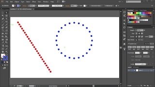 How to Make Dotted Lines in Adobe Illustrator [upl. by Rollo]