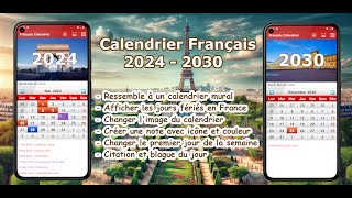 Français Calendrier 2024 [upl. by Kat]